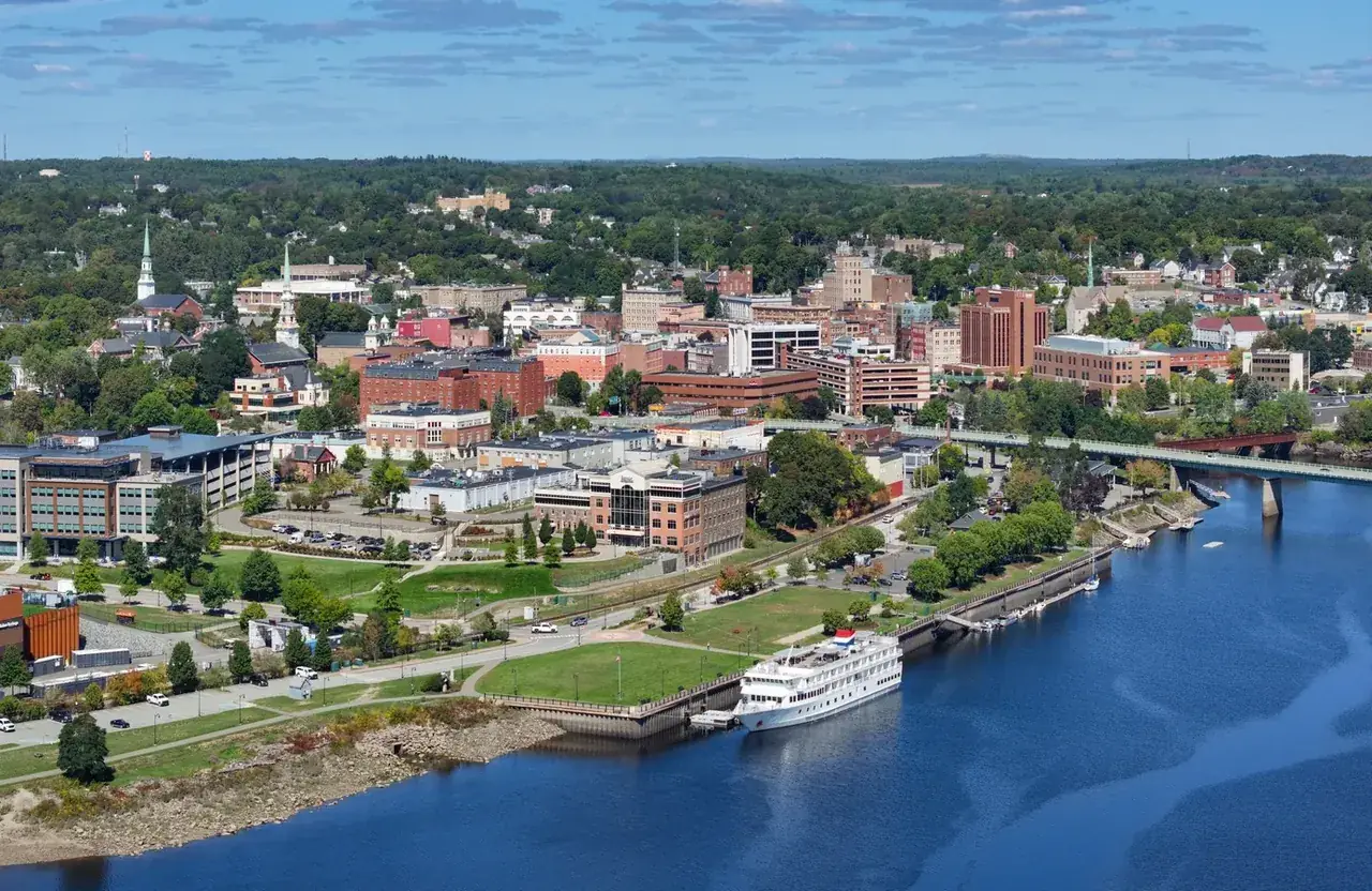 Skyline of Bangor, Maine in 2025 — Bangor, ME
