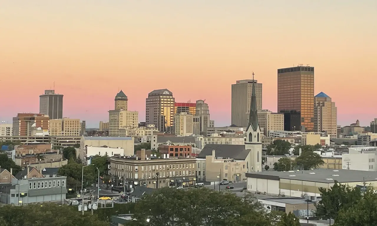 Sunset over Dayton Ohio in September 2022 — Dayton, OH