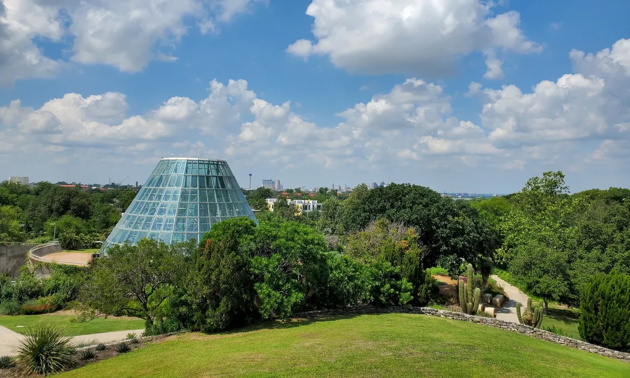View from the highest point in the San Antonio Botanical Garden — San Antonio, TX