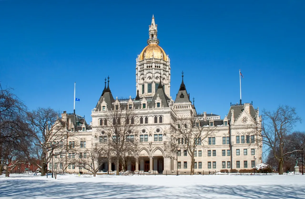 The Connecticut State Capitol, in downtown Hartford — Connecticut