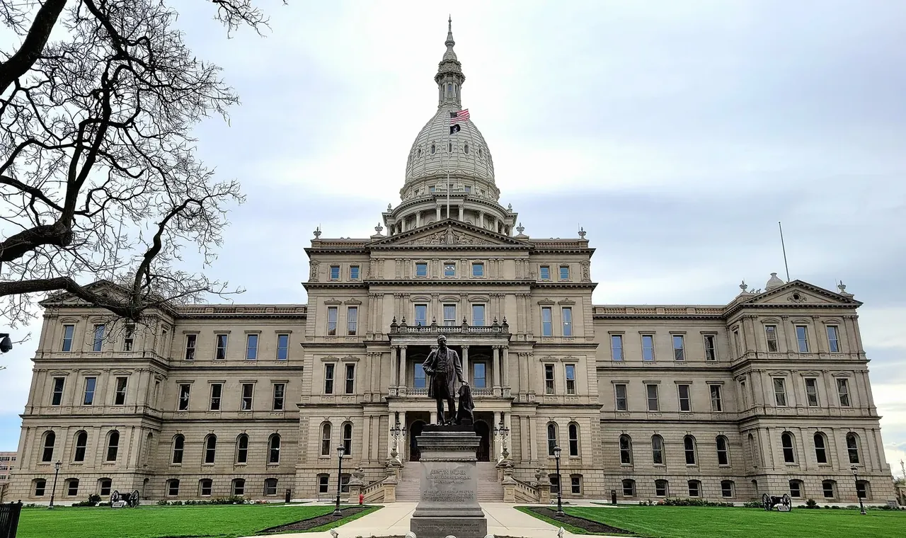 Michigan State Capitol, Lansing, MI, USA, 2024 — Michigan